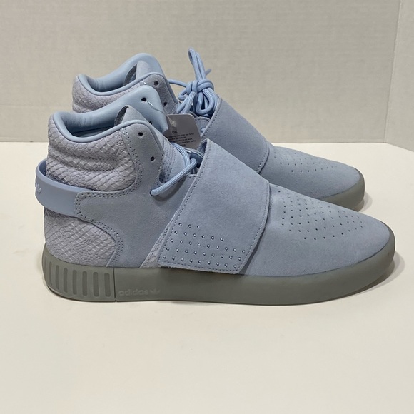 adidas tubular blue suede